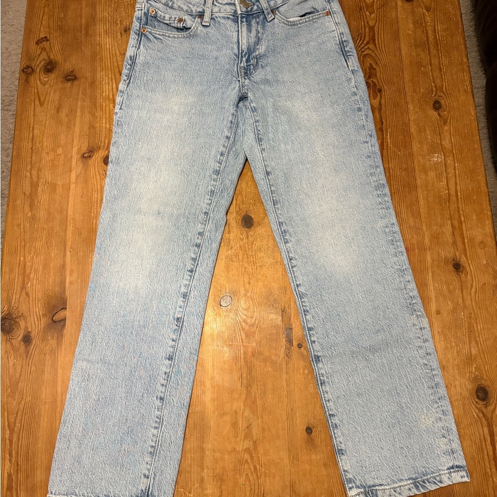 Aeropostale Light Blue Straight Leg Jeans